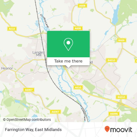 Farrington Way map