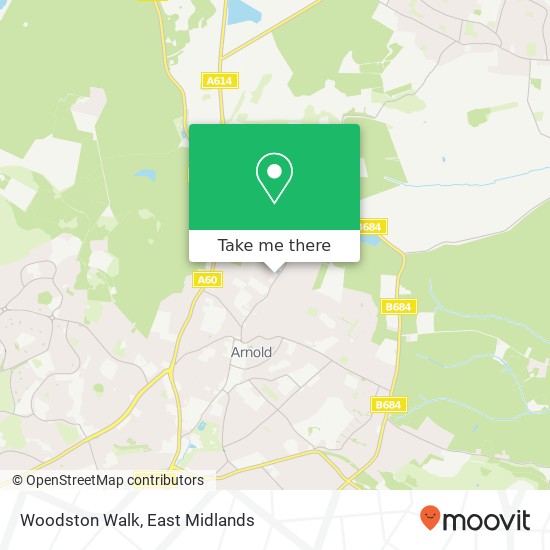 Woodston Walk map