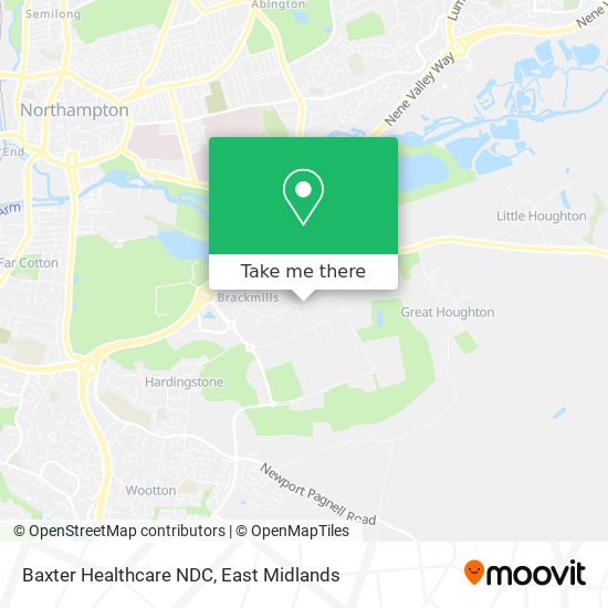 Baxter Healthcare NDC map