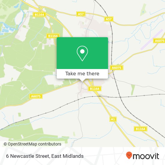 6 Newcastle Street map