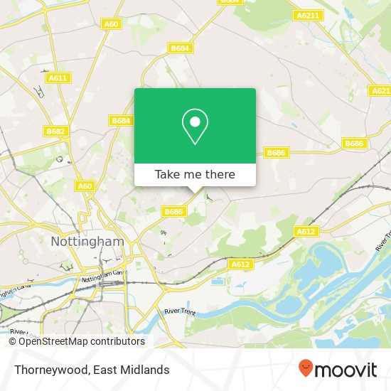 Thorneywood map