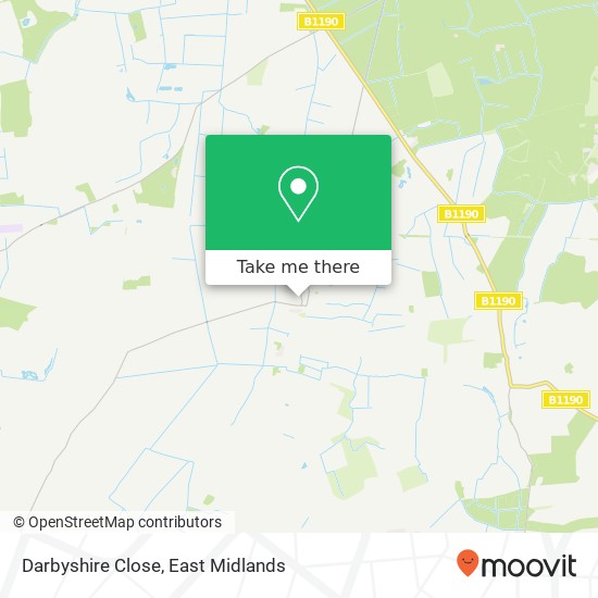 Darbyshire Close map