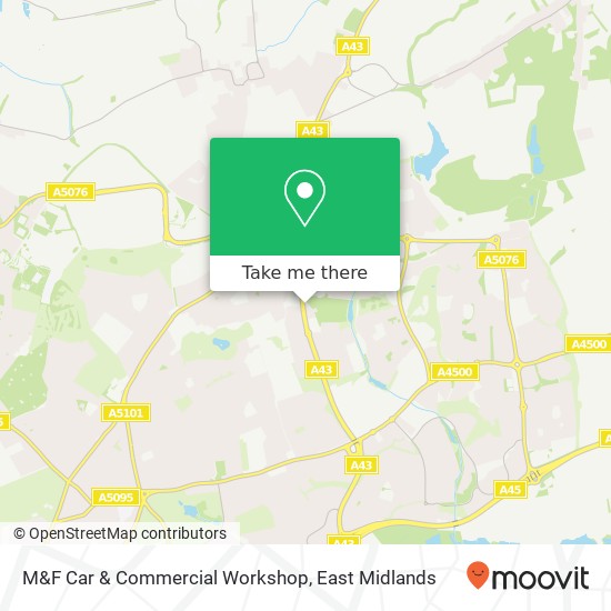 M&F Car & Commercial Workshop map
