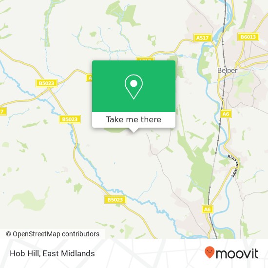 Hob Hill map