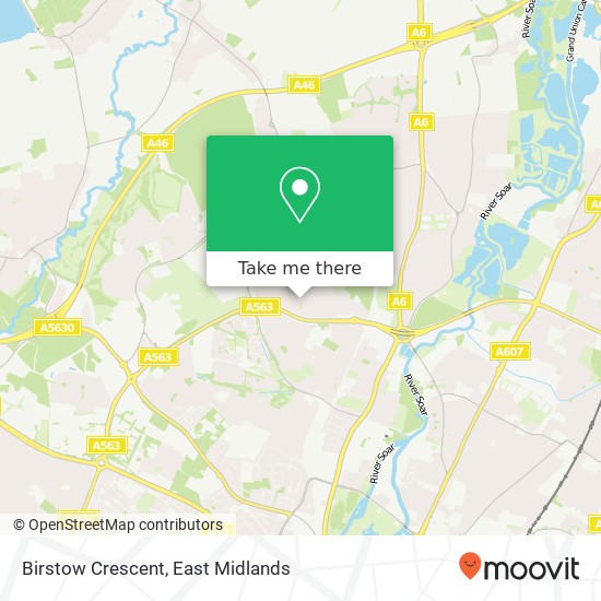 Birstow Crescent map