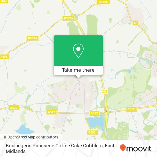 Boulangerie Patisserie Coffee Cake Cobblers map