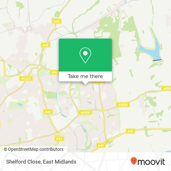Shelford Close map