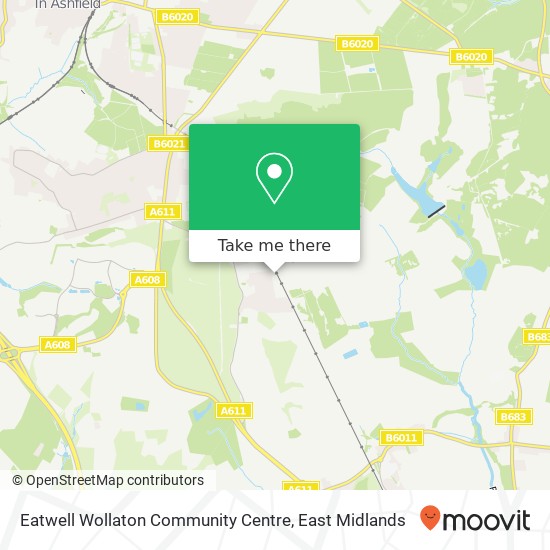 Eatwell Wollaton Community Centre map