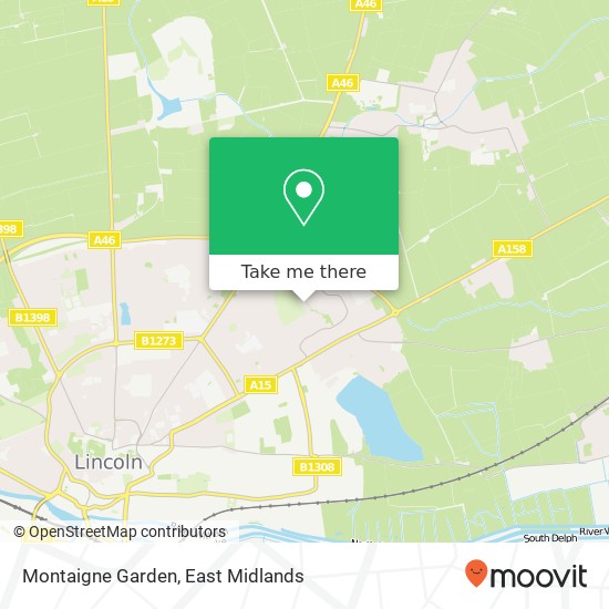Montaigne Garden map