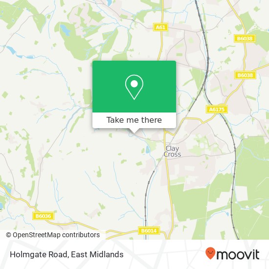 Holmgate Road map