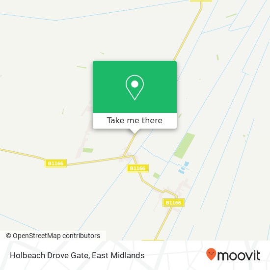 Holbeach Drove Gate map