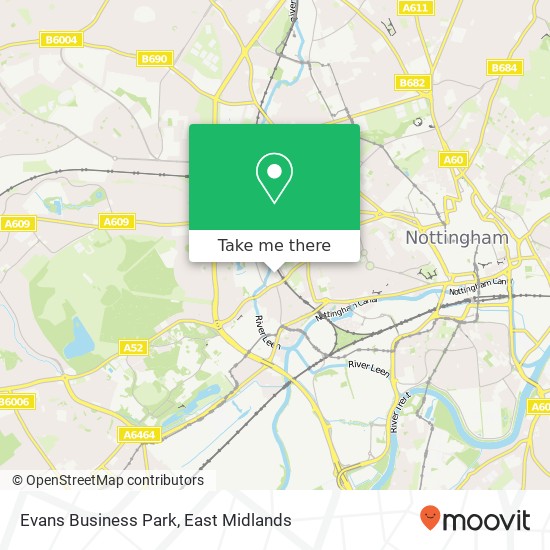 Evans Business Park map