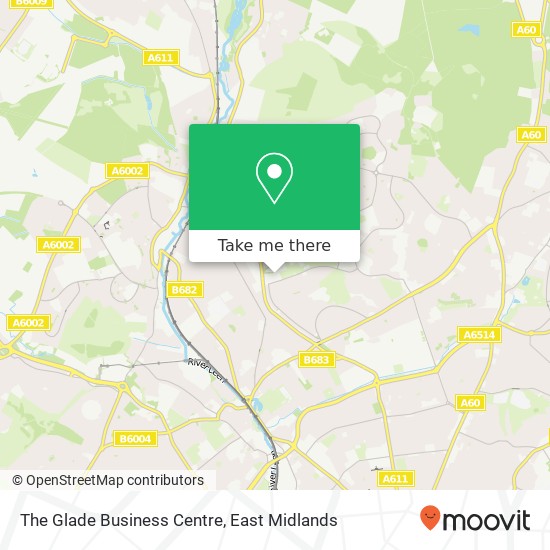 The Glade Business Centre map