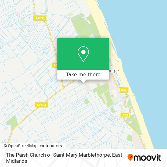 The Paish Church of Saint Mary Marblethorpe map