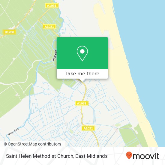 Saint Helen Methodist Church map