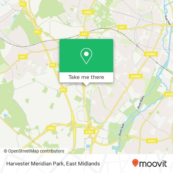 Harvester Meridian Park map
