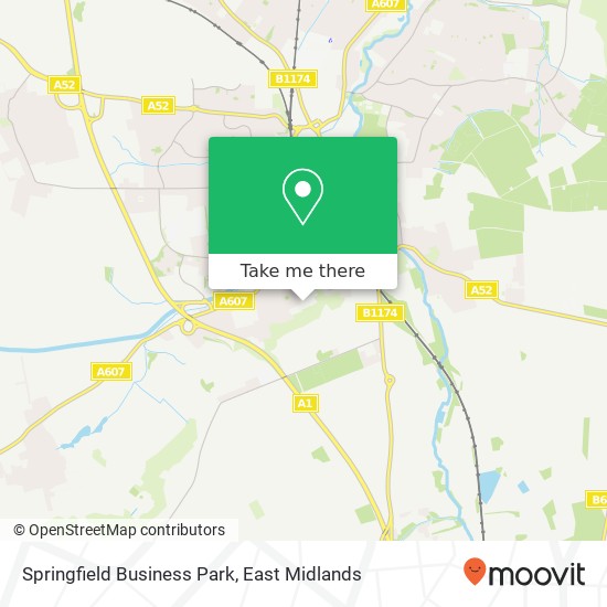Springfield Business Park map