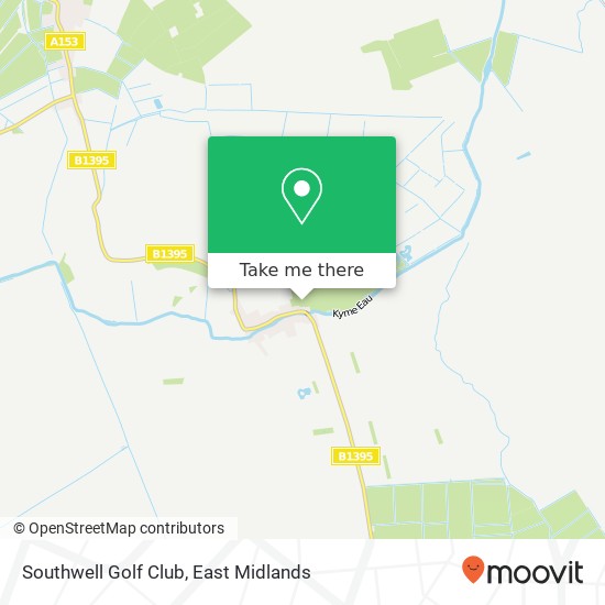 Southwell Golf Club map