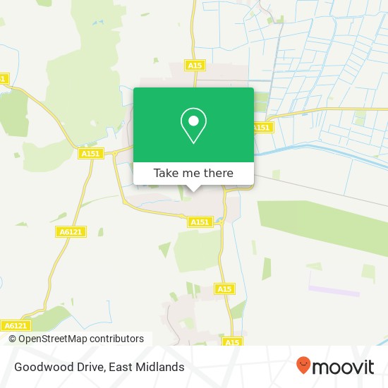 Goodwood Drive map