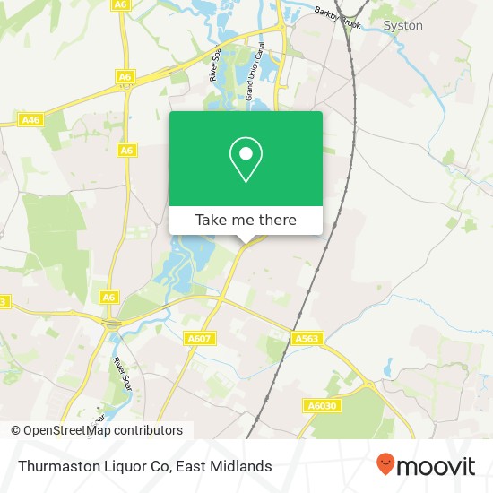 Thurmaston Liquor Co map