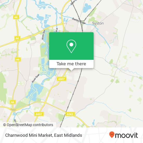 Charnwood Mini Market map