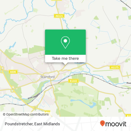 Poundstretcher map