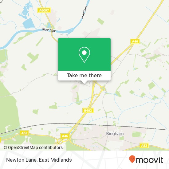 Newton Lane map