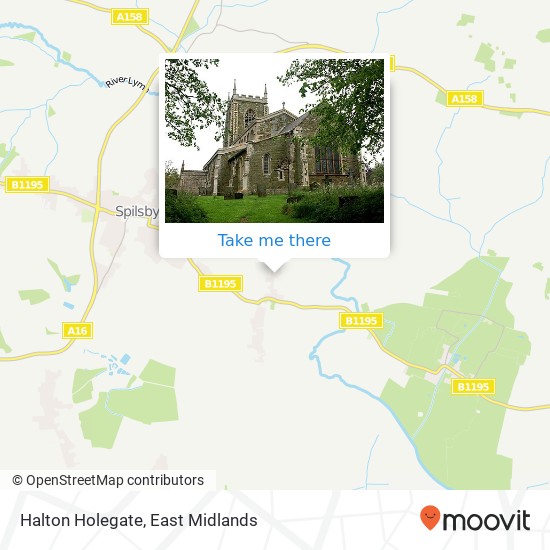 Halton Holegate map