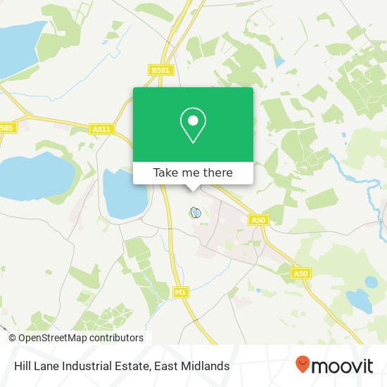 Hill Lane Industrial Estate map
