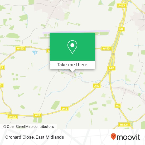 Orchard Close map