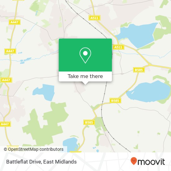 Battleflat Drive map