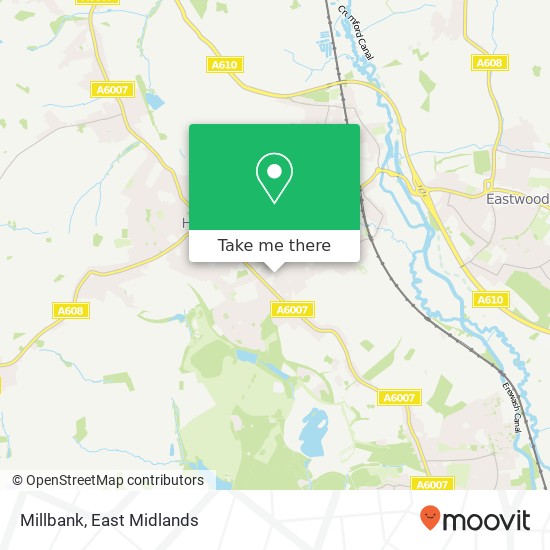Millbank map