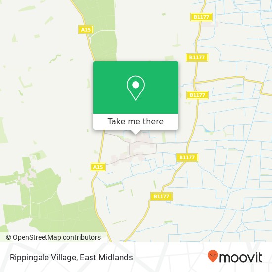 Rippingale Village map