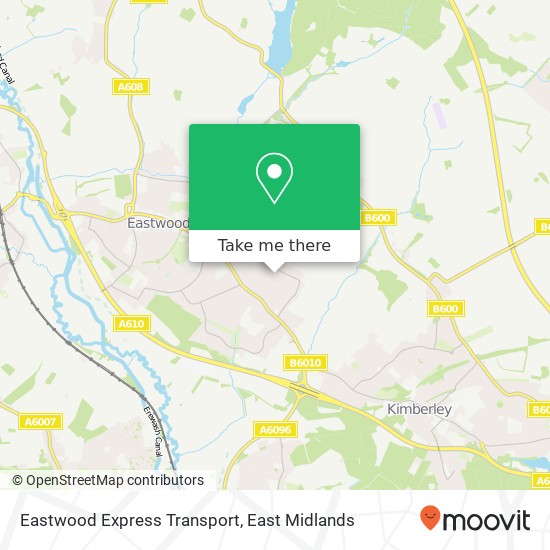 Eastwood Express Transport map