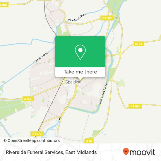 Riverside Funeral Services map