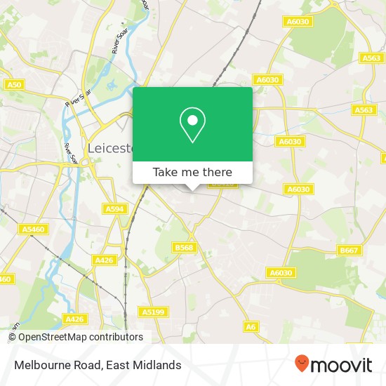 Melbourne Road map