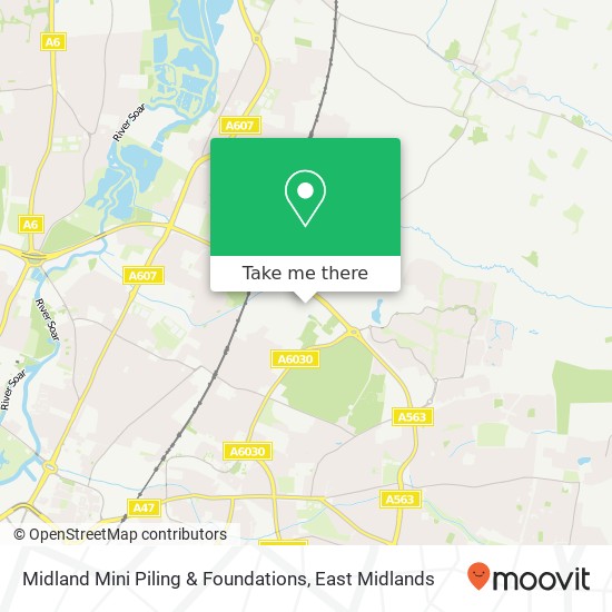 Midland Mini Piling & Foundations map