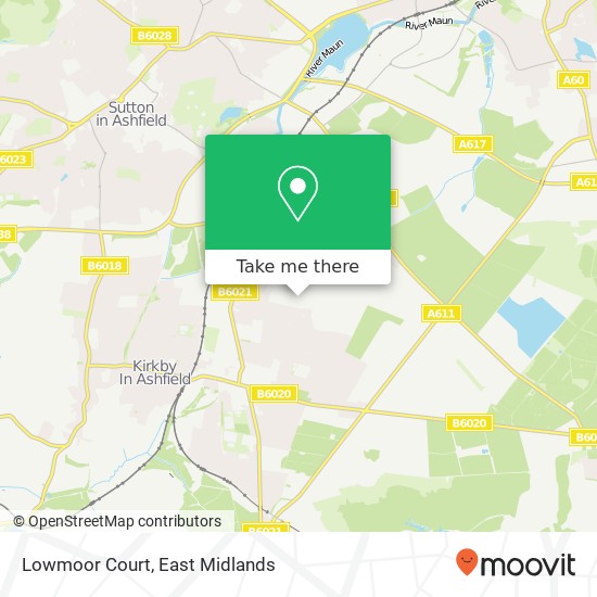Lowmoor Court map