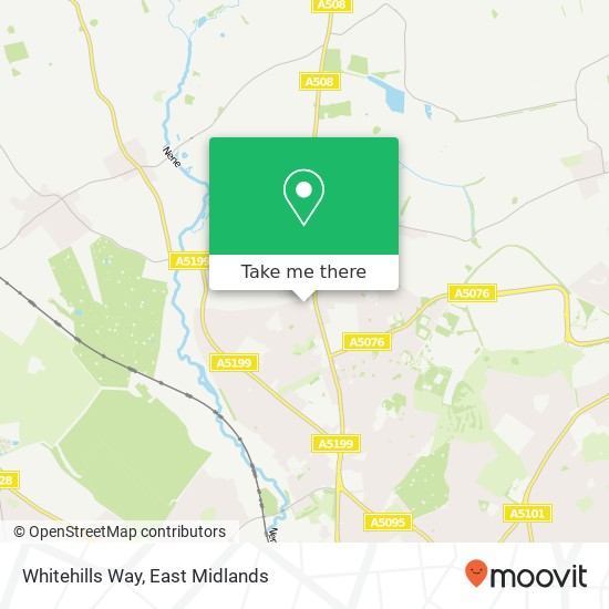 Whitehills Way map