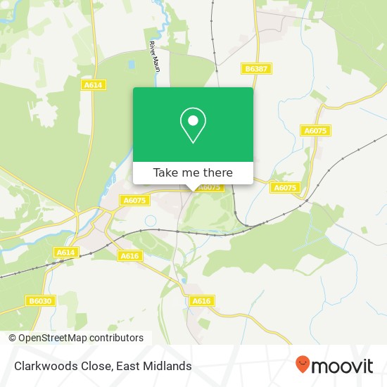 Clarkwoods Close map