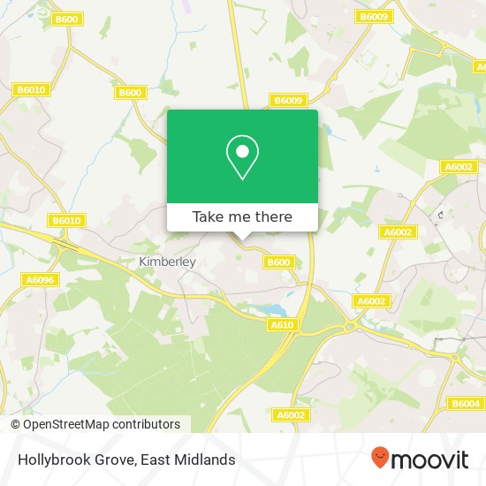 Hollybrook Grove map