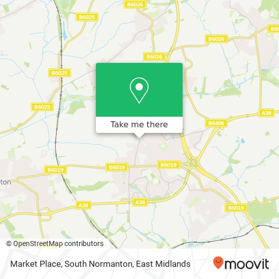 Market Place, South Normanton map