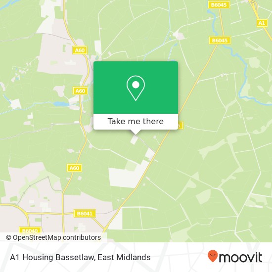 A1 Housing Bassetlaw map