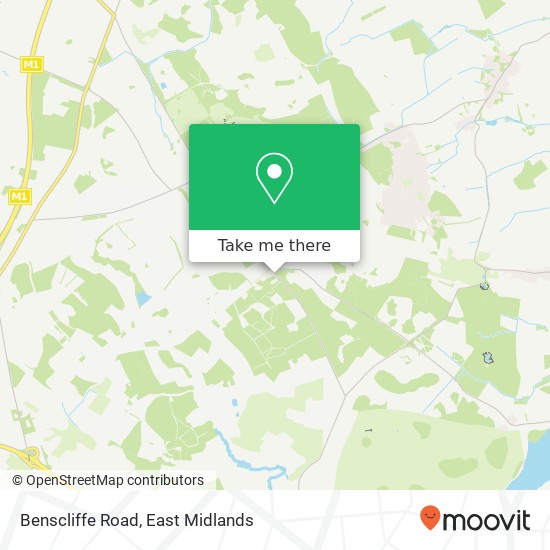 Benscliffe Road map