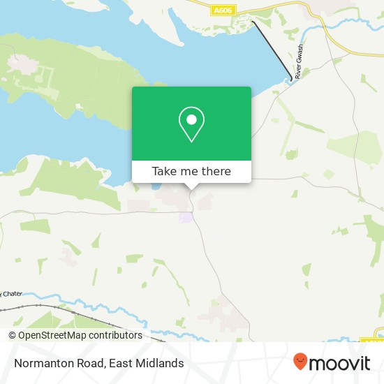 Normanton Road map