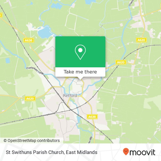 St Swithuns Parish Church map