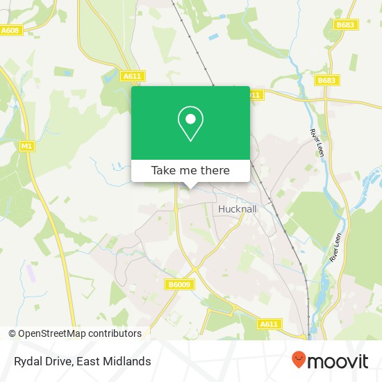 Rydal Drive map