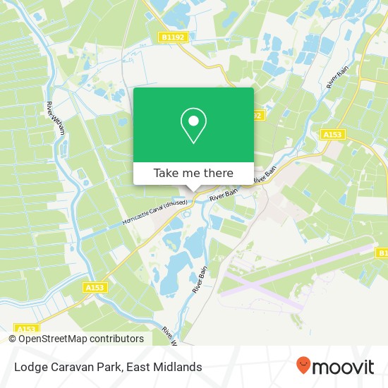 Lodge Caravan Park map