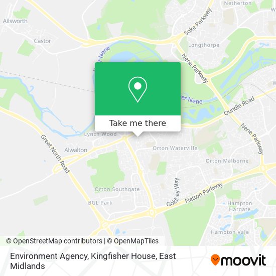 Environment Agency, Kingfisher House map