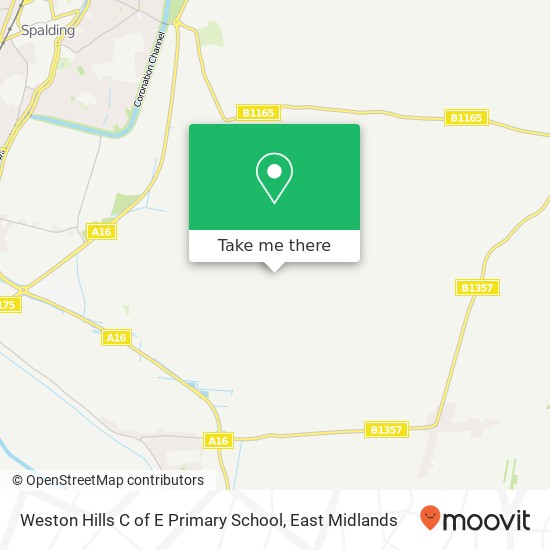 Weston Hills C of E Primary School map
